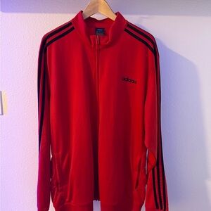 Adidas Red Track Jacket